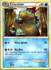Croconaw Uncommon HeartGold SoulSilver 38/123 MP on eBay