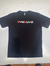 GMYGUYZ Workout T-Shirt Next Level Black Men’s Size L
