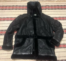Jordan Craig Denali Shearling Jacket Sz 2XL Black