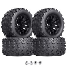 2.8 12mm Hex Rc Truck Wheels And Tires For 110 Scale Traxxas Stampede Vxl Hoss