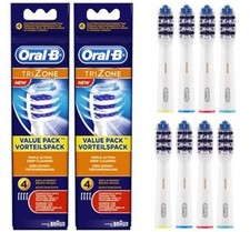8 Pack Oral-B TRIZONE Electric Toothbrush Replacement Heads EB30 Fast Shipping