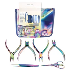 6-Piece Chroma Set - Jewelry-Making Tools Kit, Rainbow Titanium Finish, Inclu...