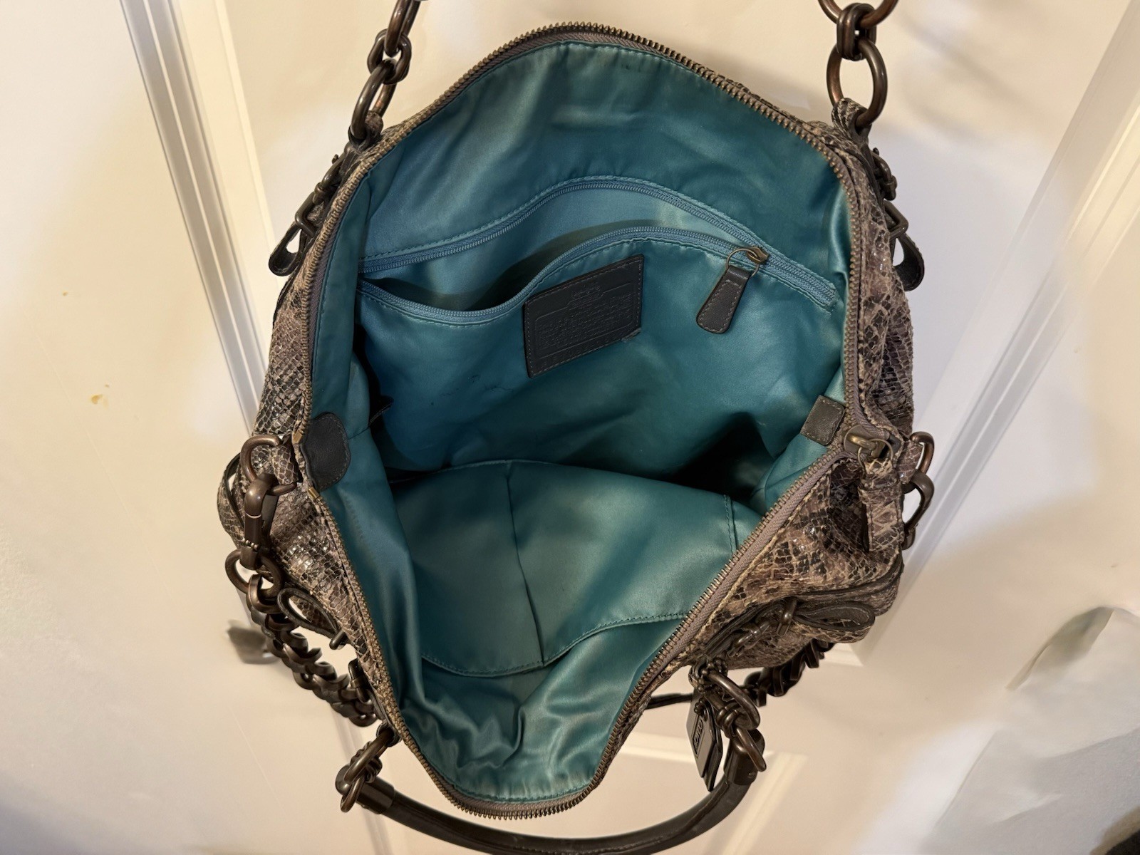 Coach Madison Sophia LimitedEdition Python Emboss… - image 3