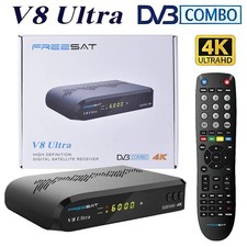 4K UHD DVB-T2/T Receiver Ku/C Satellit Terrestrisch TV Box Freesat V8 Ultra