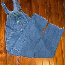 Vintage Liberty Denim Bib Overalls Stonewashed Blue Workwear