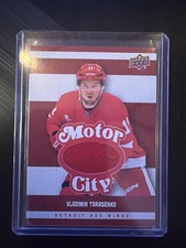 2025-26 UD Detroit Red Wings Centennial Motor City Jersey Vladimir Tarasenko