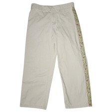 Tommy Hilfiger Women s Pants Size 4 Wide Leg Cottagecore Flower Trim Read Desc