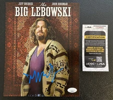 Jeff Bridges Signed 8x10 Photo/The Big Lebowski/JSA COA