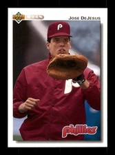  631 Jose Dejesus 54 Phillies 1991 Upper Deck Baseball Sports Trading Card 