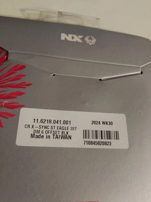 Corona mtb sram X-Sync 2 Eagle ST a montaggio diretto con offset di 6 mm 32T - Immagine 4 di 4