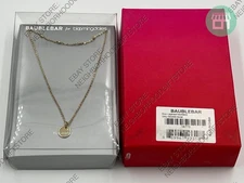 BAUBLEBAR for Bloomingdales Gold Tone Disc Accent Lariat Fashion Necklace NEW