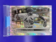 Nolan Arenado 2022 Topps Chrome Black & White RayWave Refractor SP 🔥 Cardinals