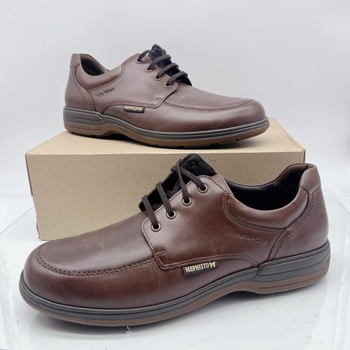 Mephisto Douk Men’s Sneakers HydroProtect Waterproof Moc Toe Brown Leather US 13