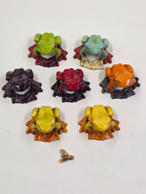 Neil Eyre Designs Harmony Kingdom Artist - PJ Frog Set of 7 signed  #15