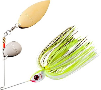 Booyah Counter Strike Spinner-Bait Bass One Size, Gold Scale Chartreuse White 