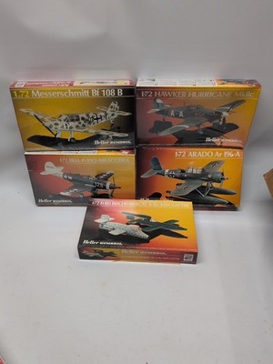 Lot(5) Heller Humbrol 1/72 Model Kits 80226, 80231, 80241, 80269, 80271 New