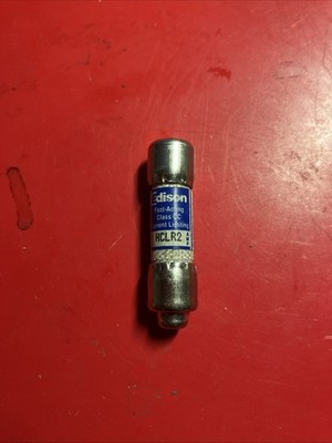 Edison HCLR2 Fast-Acting Class CC Fuse, 2A, 600V *Free Shipping*