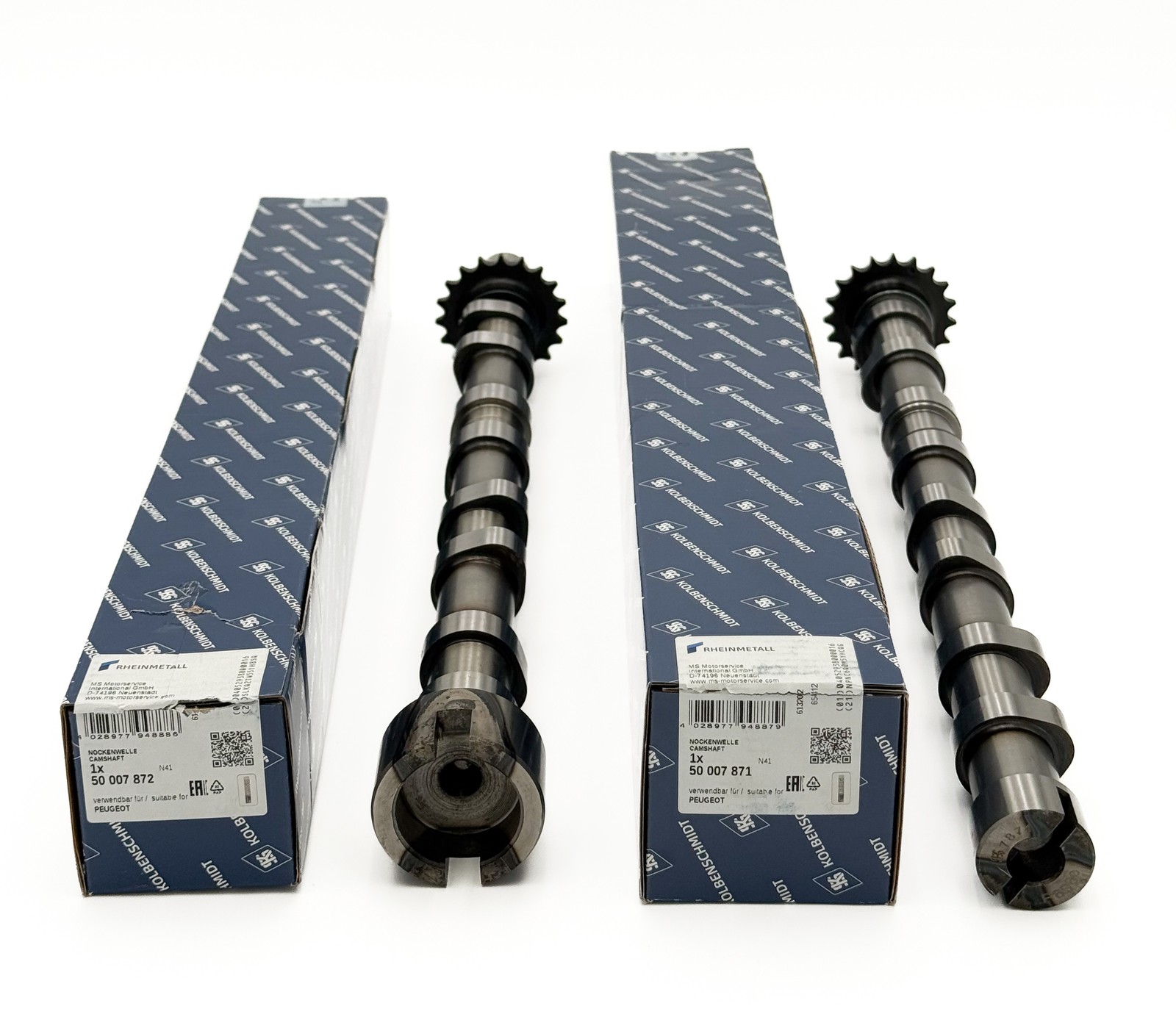 Camshaft Set KS Intake 50007871 + Exhaust 50007872 For CITROEN FORD PEUGEOT