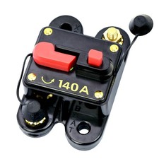 1pc In-Line DC Circuit Breaker 140 Amp High Current Replace Fuse Reset Amplifier