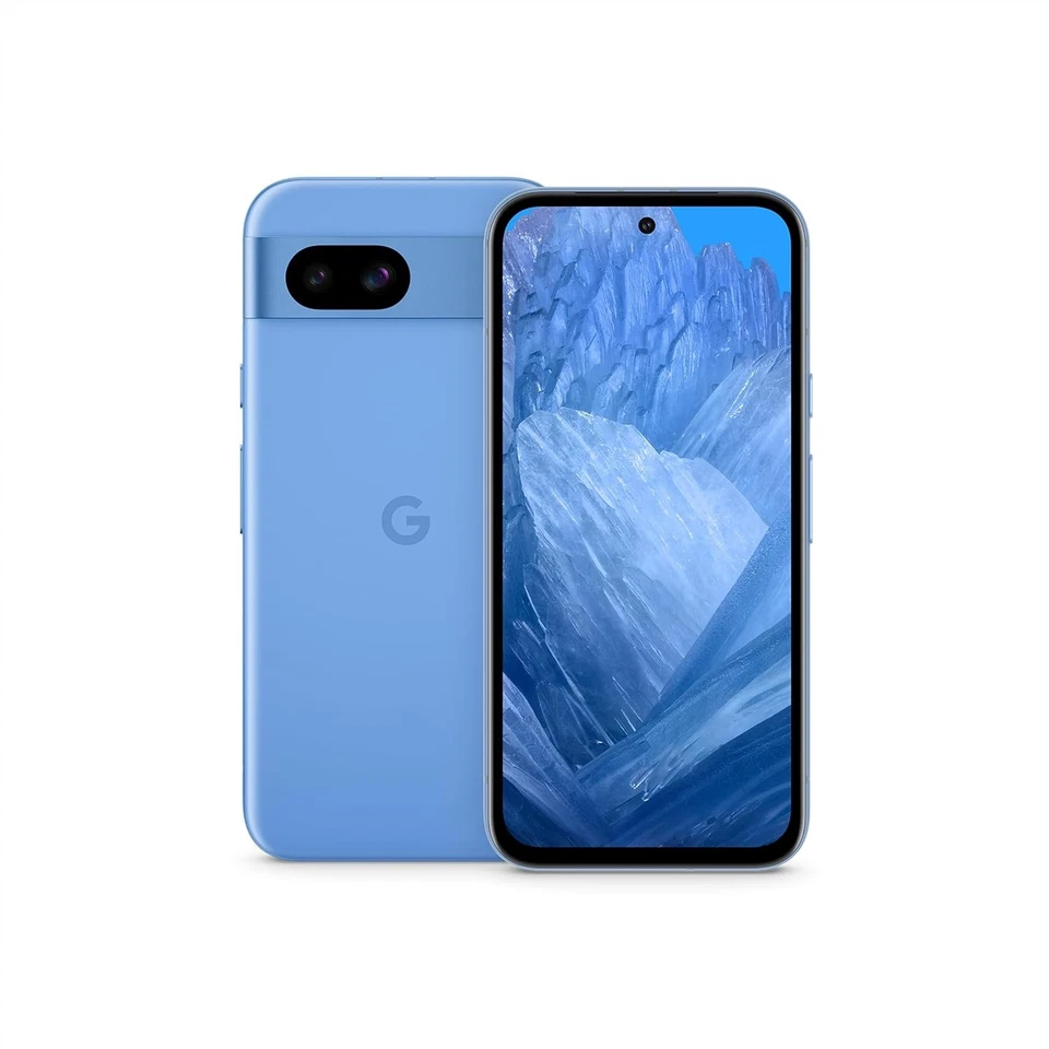 Unlocked Google Pixel 8a 128GB Bay Blue Smartphone Very Good
