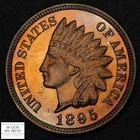 1895 PROOF Indian Head Copper Cent 1C (GORGEOUS PR CAMEO CAM)
