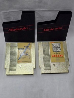 Lot of 2 - The Legend of Zelda & Zelda II The Adventure of LINK - NES Games