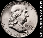 1959-D Franklin Half- Full Bell Lines Choice Gem Brilliant Uncirculated+++ #i419