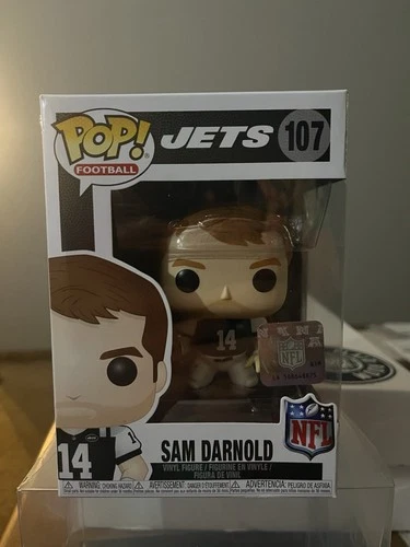 Funko POP! NFL #107 Sam Darnold New York Jets Seattle Seahawks w/ Protector