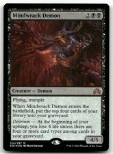 Mindwrack Demon #124 (Foil) (NM) Shadows over Innistrad SOI Magic MTG