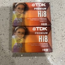 TDK Hi8 120 MP Video Cassette - Black P6-120HP 