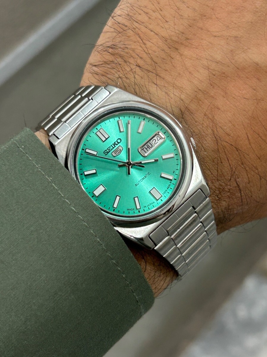 Seiko 5 Automatic 17 Jewels Sea Green Dial(Changed) Japan