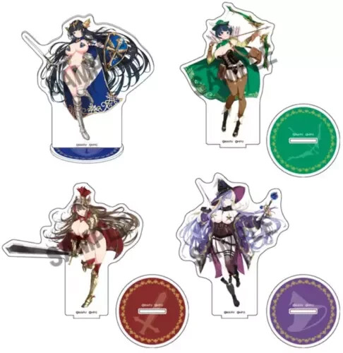 Senran Kagura X Don Quijote Limited Acrylic Stand Figure set of 4