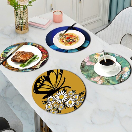 1 Stck. UK Schmetterling Tischsets Esstisch Matten Abendessen Zuhause Küche Platz Matte - Bild 7 von 38