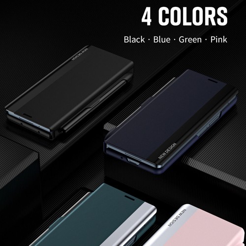 Für Samsung Galaxy Z Fold 6/ 5/ 4/3 Leder Stand Case mit Stylus + Stiftfach - Bild 9 von 48