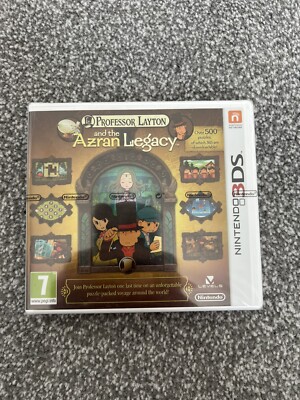 Professor Layton And The Azran Legacy Nintendo 3DS Spiel Neu Selten First Print