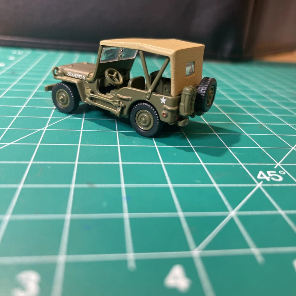 Military Sale!   Johnny Lighting Army Willys  Army Jeep - Image 4 of 4