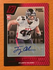 2022 Zenith Rookie Autographs Red Zone #164 Troy Andersen Montana St Falcons