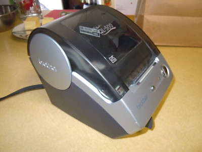 " BROTHER " P-touch QL-500 USB THERMAL LABEL PRINTER - CORDS - WORKS | eBay
