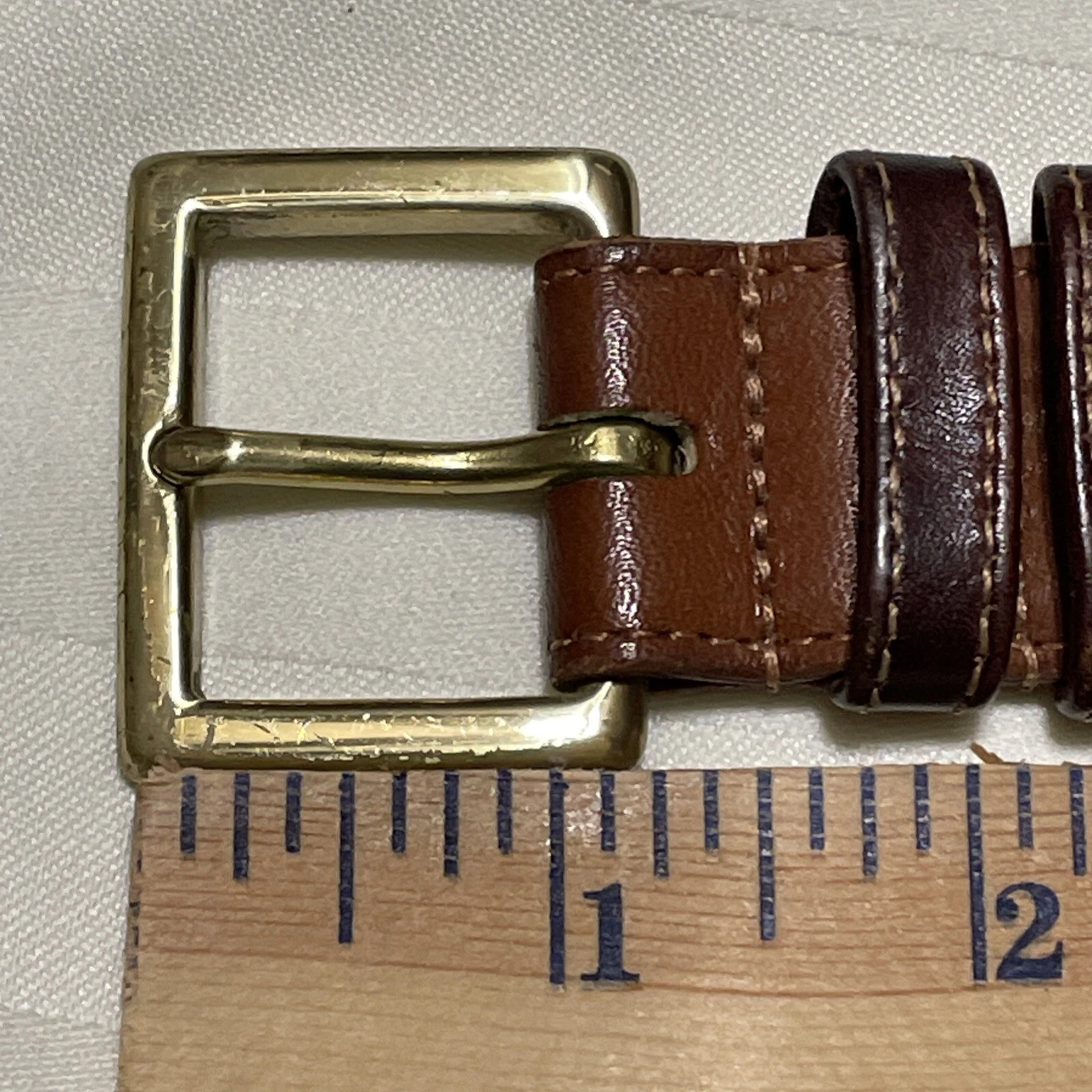 Cintura Coach vintage in pelle 38" guanto pelle bovina conciata British Tan 7600 95 cm reggiseni