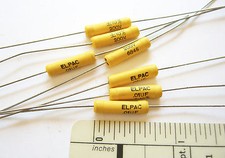 25 NOS Elpac Capacitors .01 mfd  200 v For Guitars