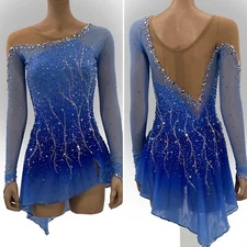 ice figure skating competition dress Gymnastics costume dance Dress dyeing