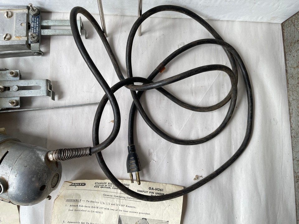 Stanley Handyman H39 Type KA Router w/ Wasp Plane Accessories & Box ...