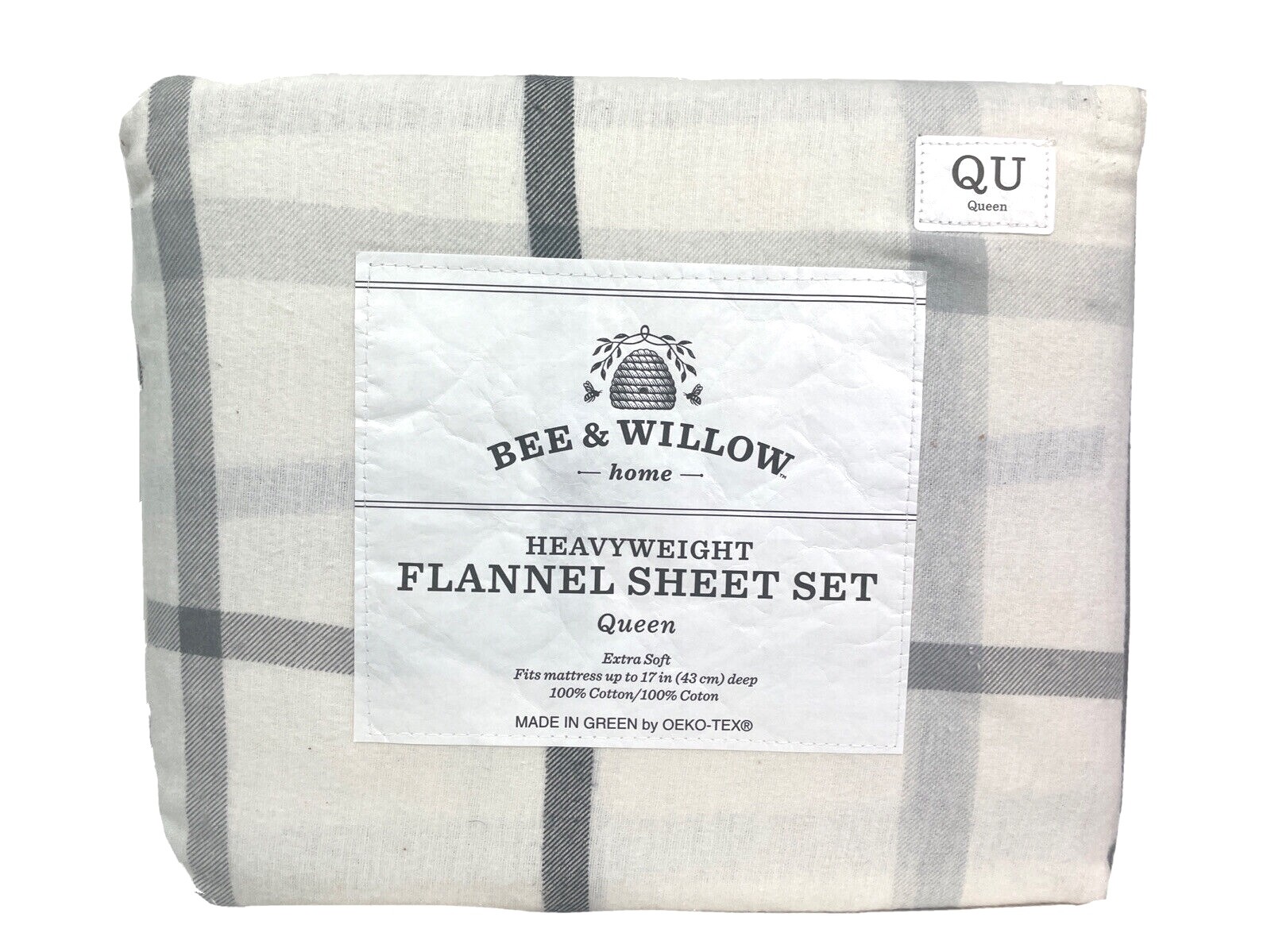 Bee \u0026 Willow 100% Cotton Flannel 4 