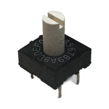 106-H2H16-EV  Coded Rotary Switches Thru-Hole 3x2 TERM 7.3mm Actuator