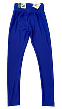 NWT PUMA Women's Rib Leggings Dazzling Blue High Waist Size Medium Style 570389