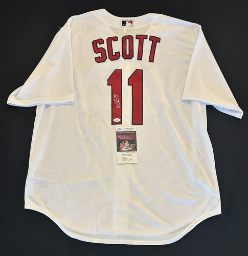 Victor Scott II Signed Authentic Cardinals Jersey Autographed Auto JSA COA