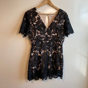lush black romper