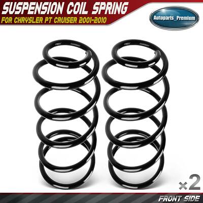 2pcs Front Left & Right Coil Springs for Chrysler PT Cruiser 2001-2010 L4 2.4L