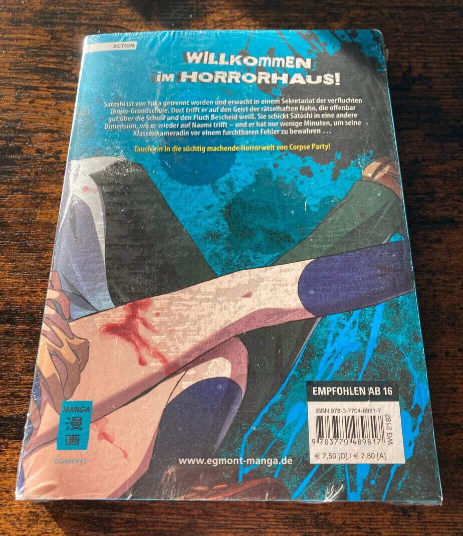 Thumbnail - Corpse Party Blood Covered Manga Band 5 - Erstauflage Mit Farbrand Neu