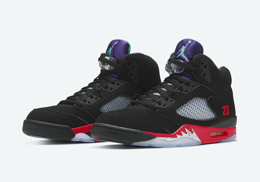 Size 9 - Jordan 5 Retro Top 3 Black 2020 for sale online | eBay display picture 1